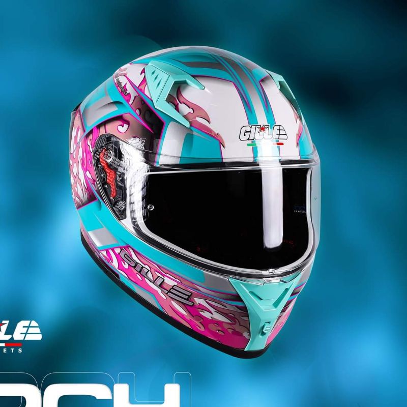 Gille GTS Torch New design Full face dual visor. | Shopee Philippines