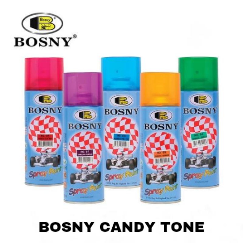 Bosny Candy Tone Colors Spray Paint 400ml Shopee Philippines