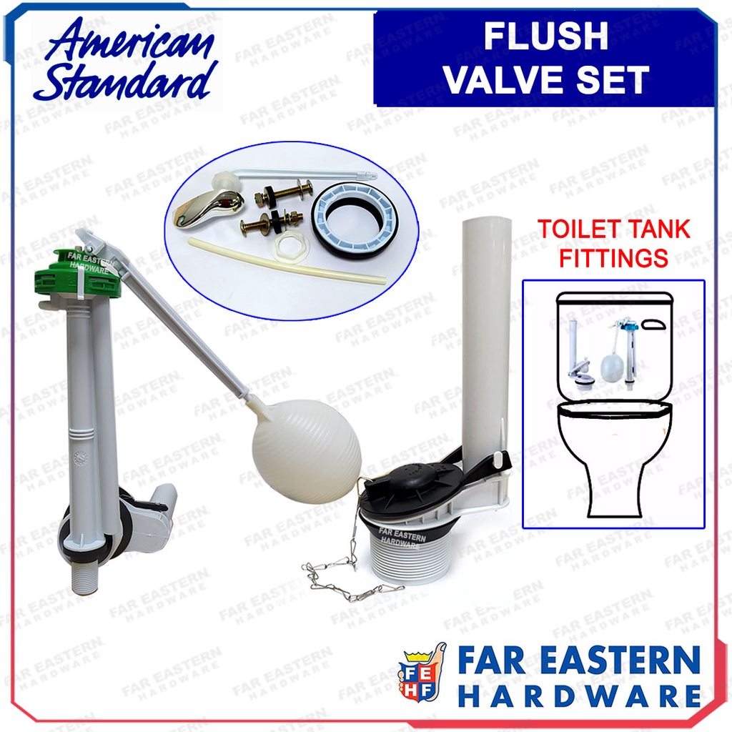 American Standard Toilet Flush Valve Tank Fitting Set Shopee Philippines