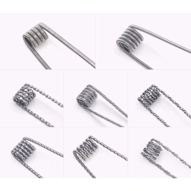 Premade Coils Kit (2PCS coils/wires with 5 cotton pads) Shopee Philippines