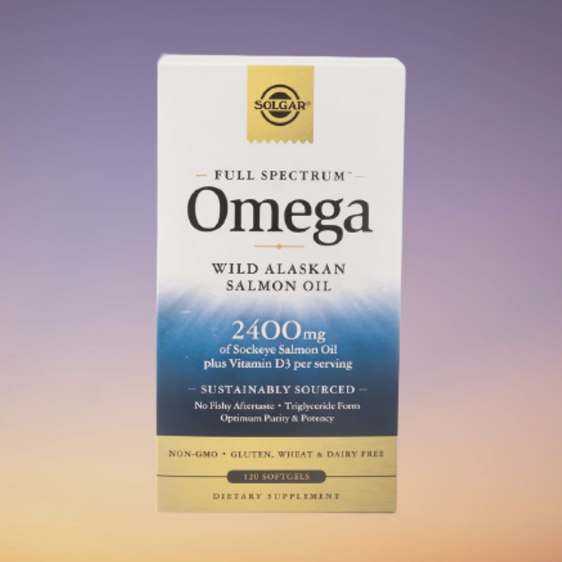 SOLGAR FULL SPECTRUM OMEGA WILD ALASKAN SALMON OIL 120sg Shopee