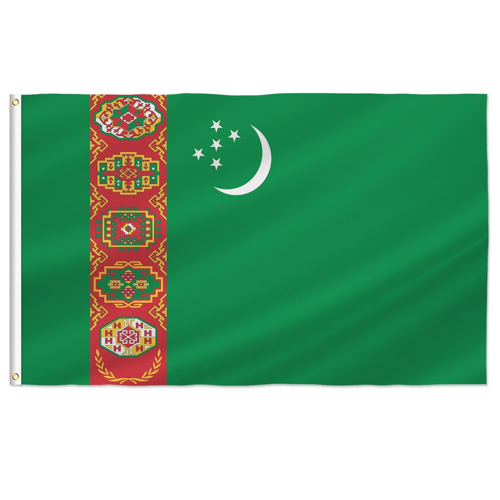 BANDIERE, BANDIERA, BANDIERA TURKMENISTAN, VENDITA BANDIERE
