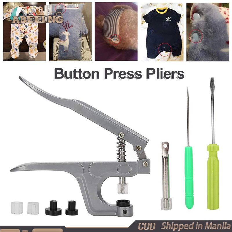 Metal Snap Button Plier Fastener Press Button Fixing Tool For T3 T5 T8