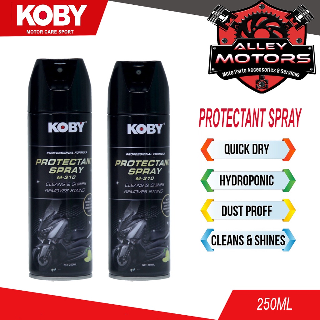 KOBY PROTECTANT SPRAY LEMON Scent 250ML Shopee Philippines