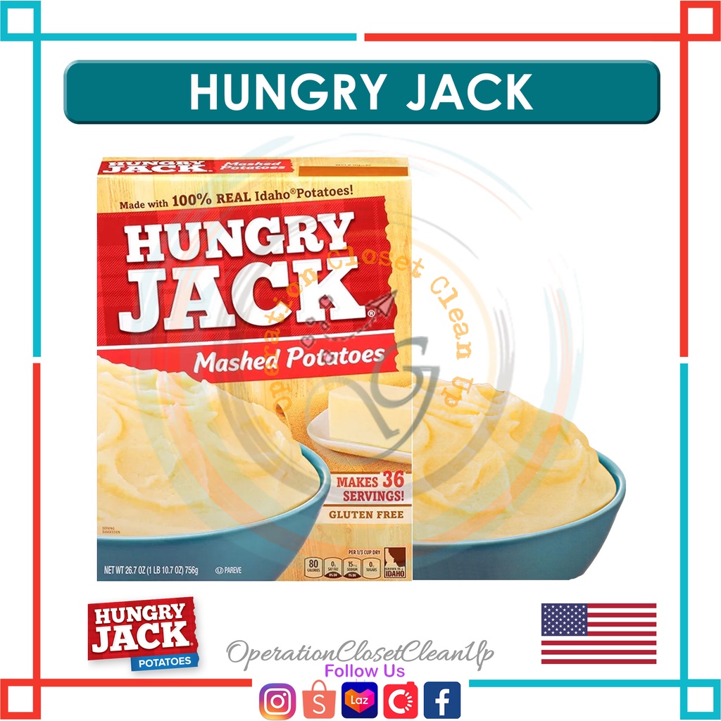 Hungry Jack Mashed Potatoes, 756g Shopee Philippines