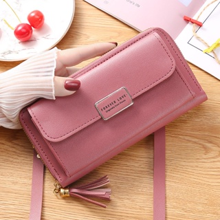 egg wallet ♫Mumu #1048 New Fashion Leather Phone Wallet Cute Wallets With Sling For Women Card Holde
