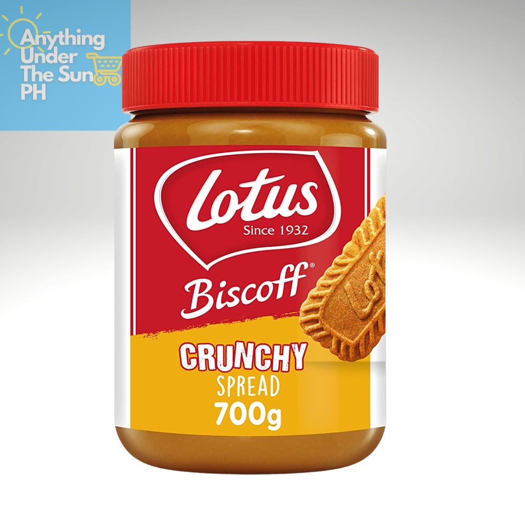 BIG GLASS JAR Lotus Biscoff Spread Crunchy 700g Shopee Philippines