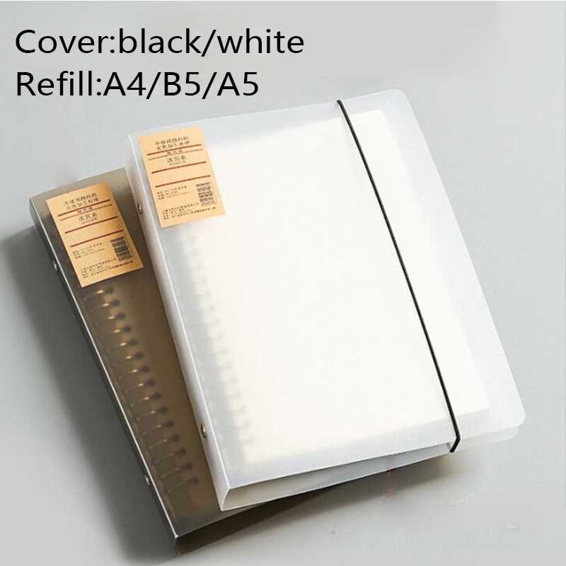 Loose leaf Notebook A4/B5/A5 Replaceable Refill Planner Diary Blank