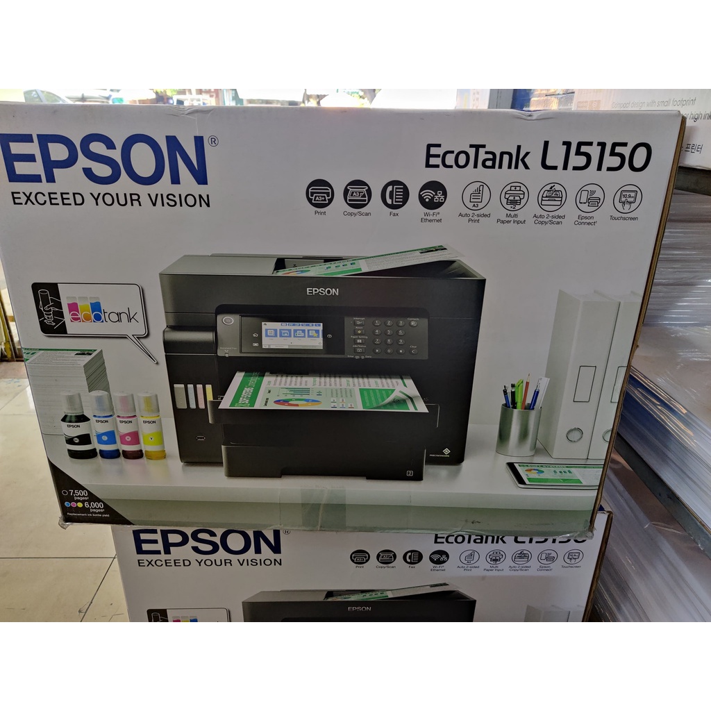 Epson Ecotank L15150 A3 Wi Fi Duplex All In One Ink Tank Printer Print Copy Scan Fax Wi Fi 6576