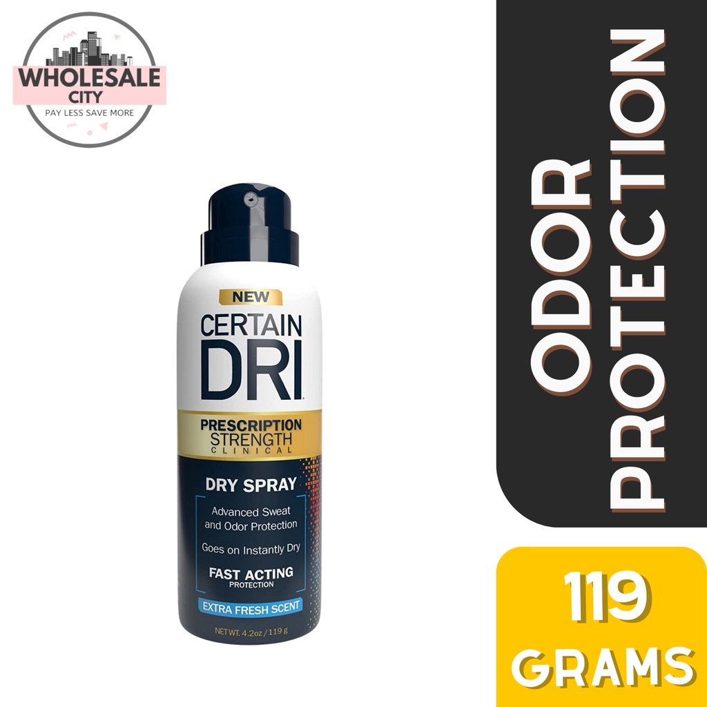 Certain Dri Prescription Strength Clinical Antiperspirant Deodorant Dry