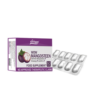NEWCOD✧Wowhappy Wow Mangosteen Xanthone 500mg - 10 Capsules EXPIRATION DATE: OCTOBER 01, 2023