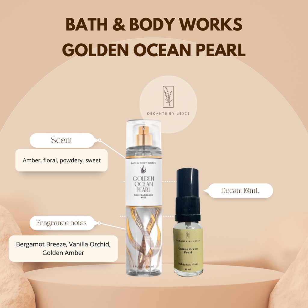 Golden Ocean Pearl Bath & Body Works Shopee Philippines