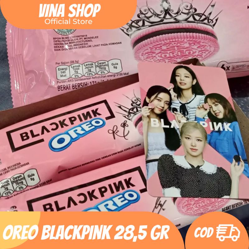 Blackpink Oreo Biscuit 28.5 gr bonus photocard | Shopee Philippines