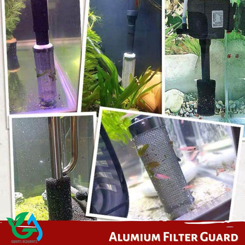 Aquarium Filter Inflow Inlet Basket Mesh Shrimp Guard for Aquarium