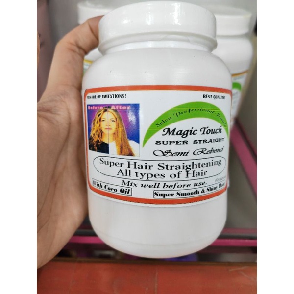 Magic Touch Semi Rebond Hair Straightening 500ml Shopee Philippines