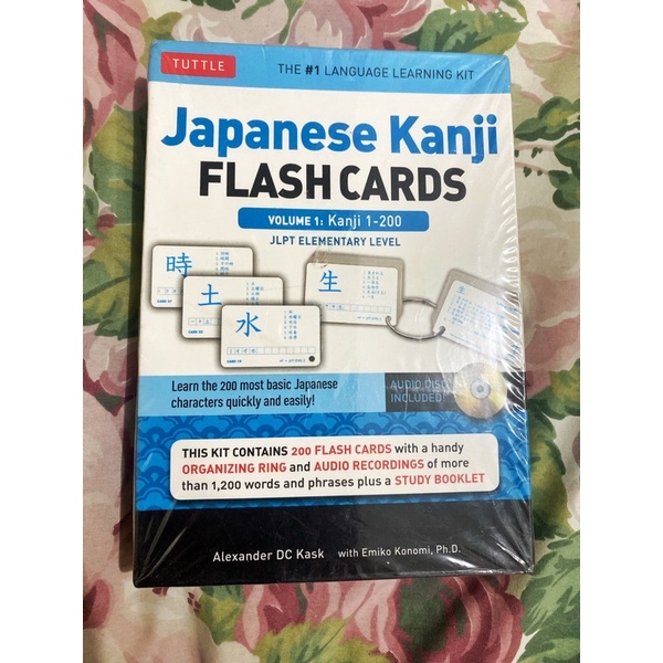 Japanese Kanji Flash Cards Volume 1 Kanji 1200 Tuttle JLPT