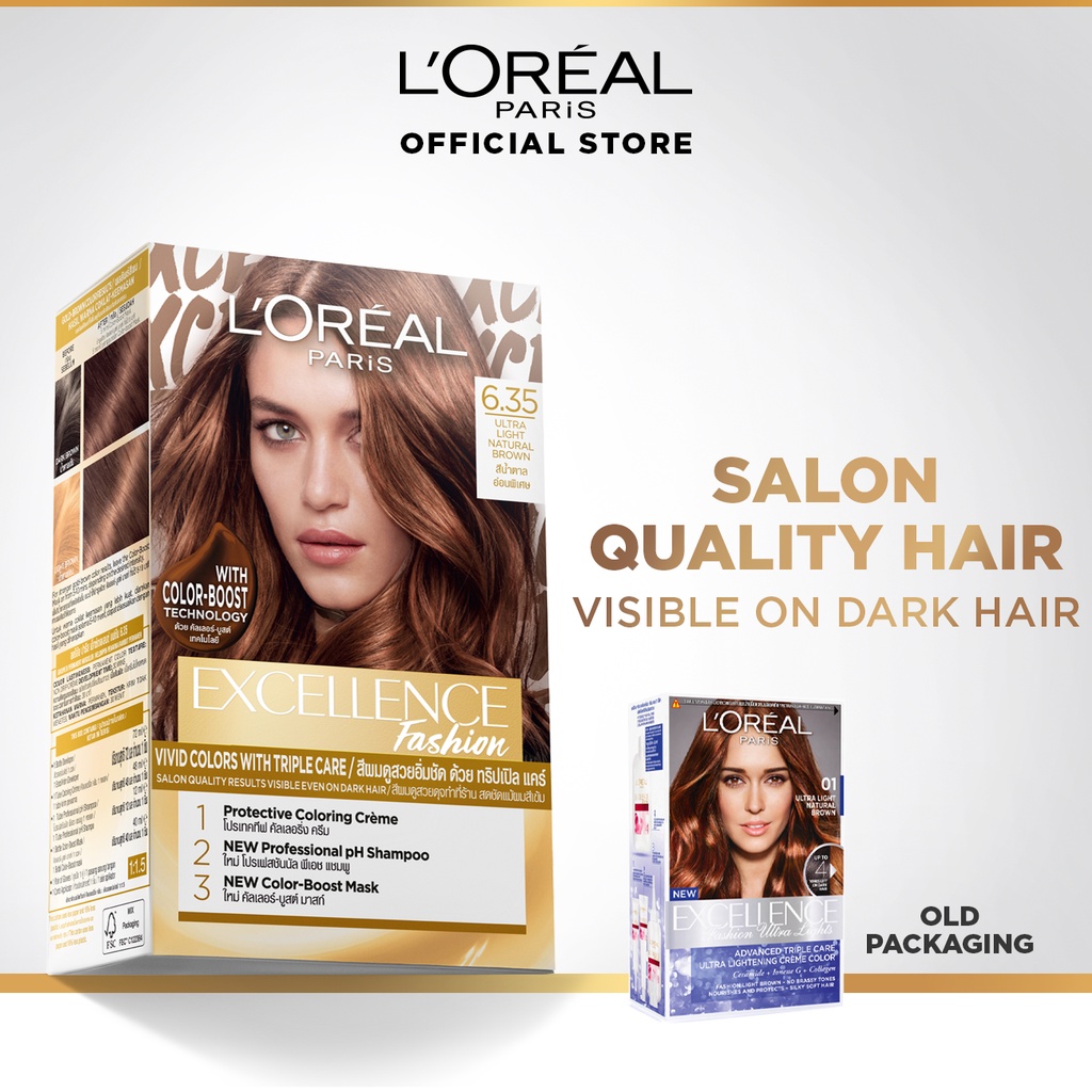LOreal Paris Excellence Fashion Ultra Lights Haircolor - [Hair Dye,  Permanent] | Shopee Philippines