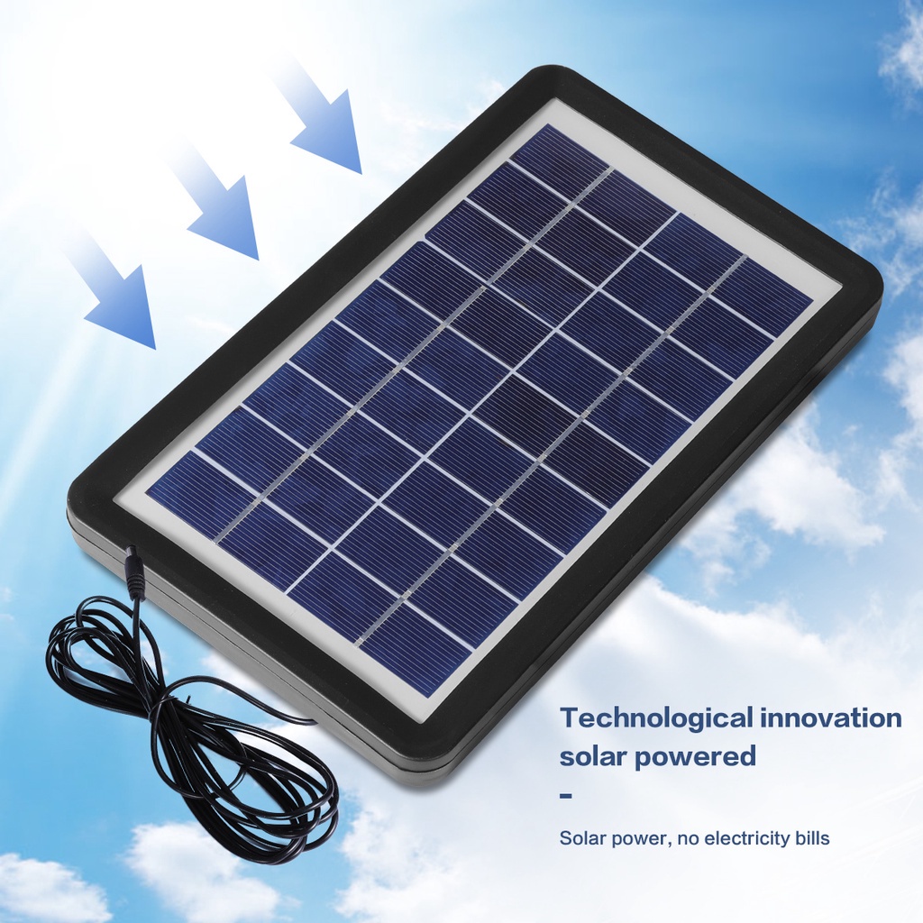 Solar electric fan 12“ 14” 16“ electric fan with solar fan and USB led lights stand electric fan - Image 6