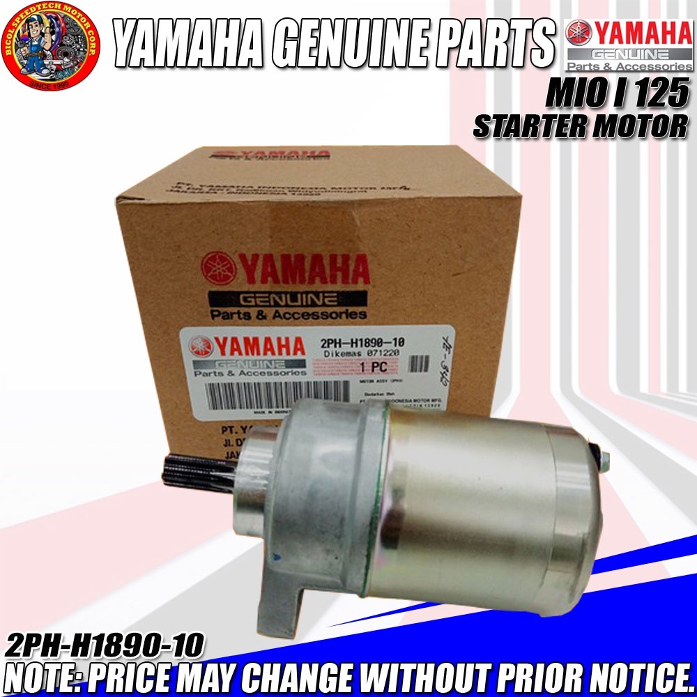 MIO I 125 STARTER MOTOR (GENUINE 2PHH189010) Shopee Philippines