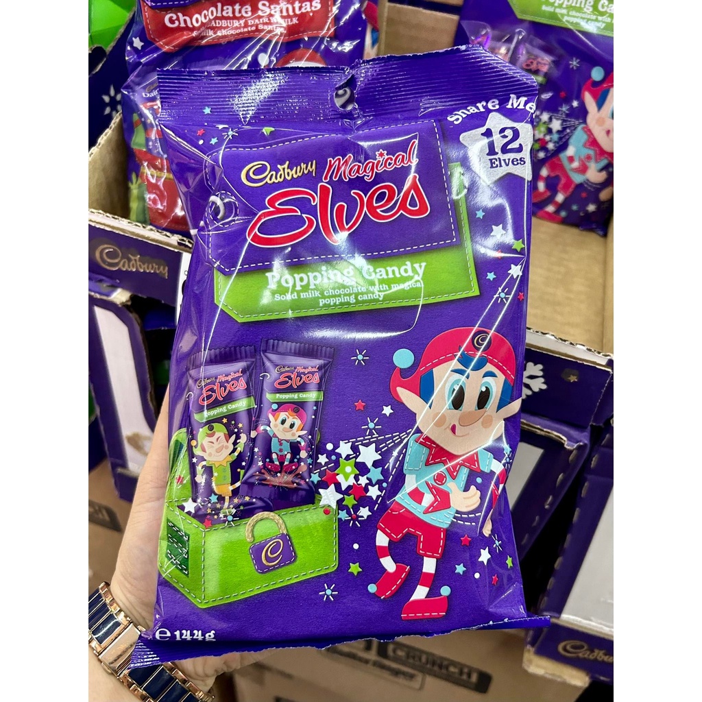 CADBURY MAGICAL ELVES POPPING CANDY MILK CHOCOLATE 144g Shopee Philippines