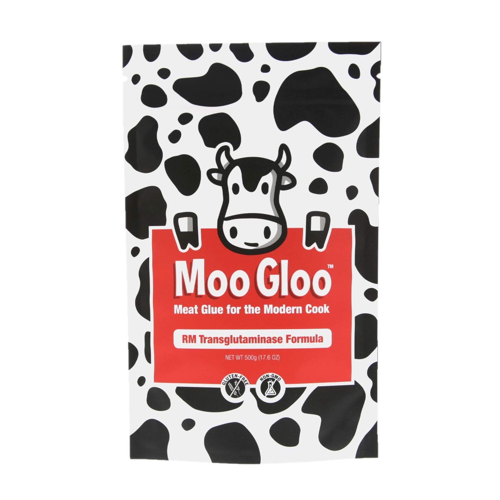 Moo Gloo Meat Glue For The Modern Cook RM Glutaminase Formula 17.6 Oz