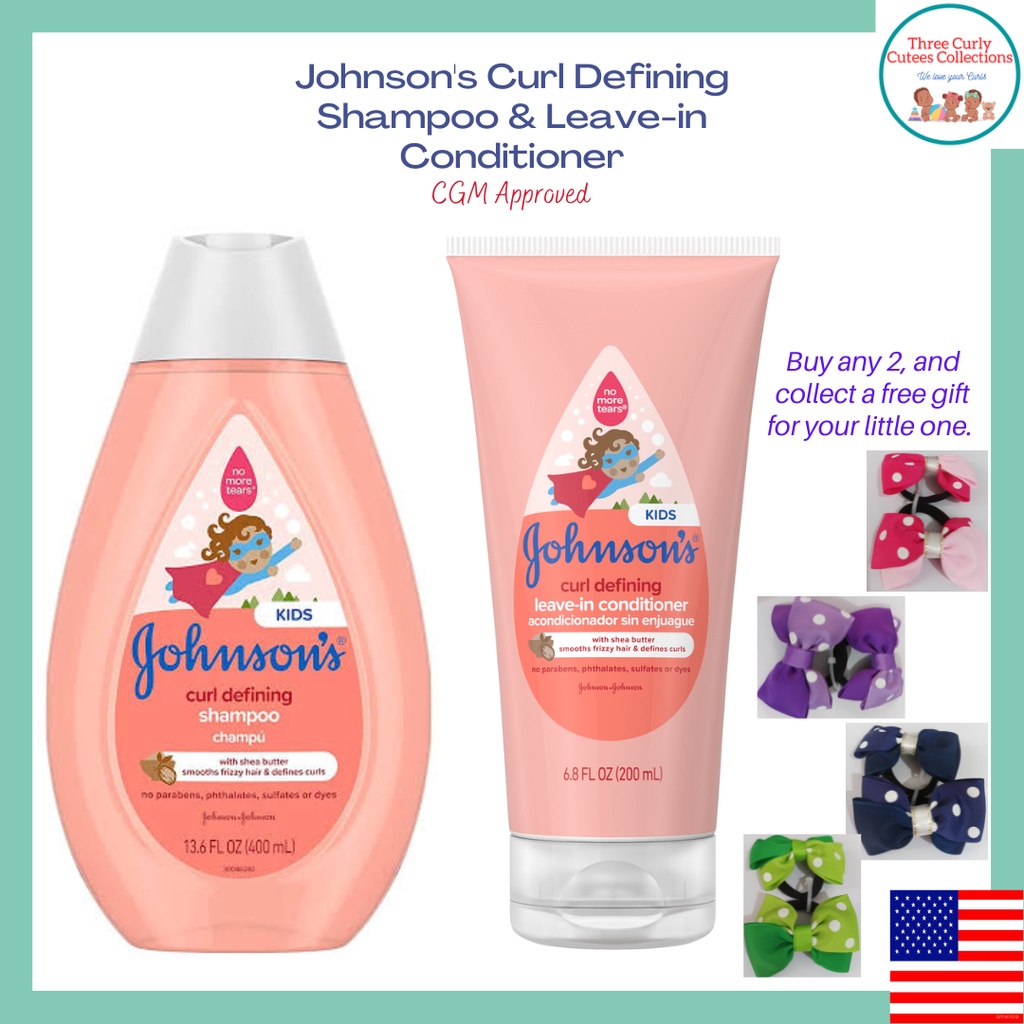 Johnsons Curl Defining Shampoo and Conditioner for Curly Kids