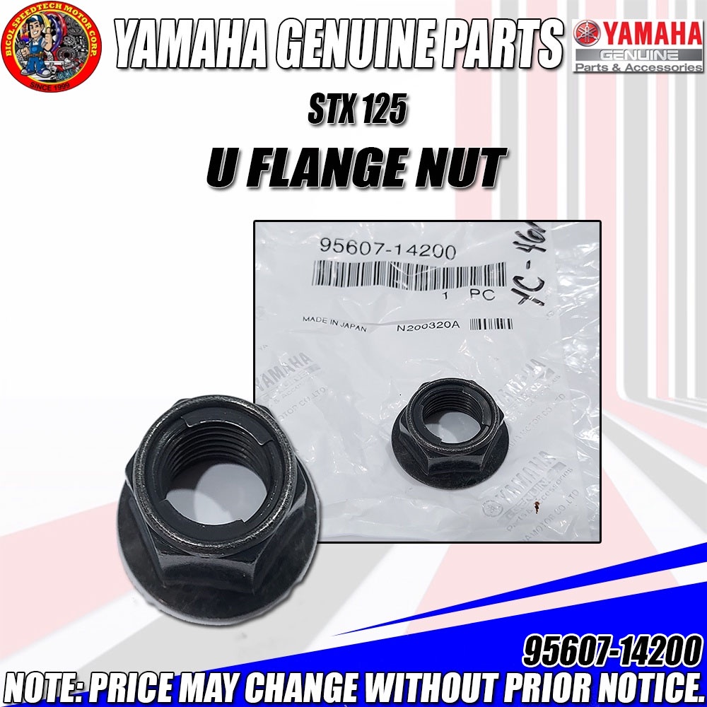 STX 125/SNIPER 150/155 U FLANGE NUT/REAR AXLE NUT (YGP) (Genuine 95607
