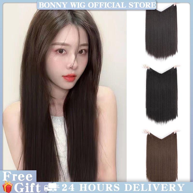 Wig Female Hair Extension Long Straight Hair Invisible Seamless Pad