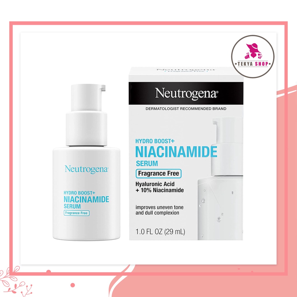 Neutrogena Hydro Boost Niacinamide Serum Fragrance Free 29 Ml