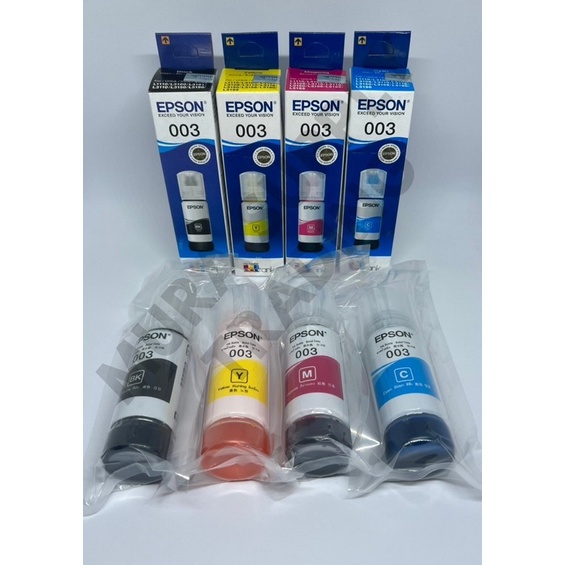 Epson 003 Ink Bottle 65ml 1 Set For L1110l3100l3101l3110l3150l5190 Shopee Philippines 0453