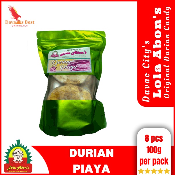 Davao's Best Originals Pasalubong Lola Abon's Special Durian Piaya