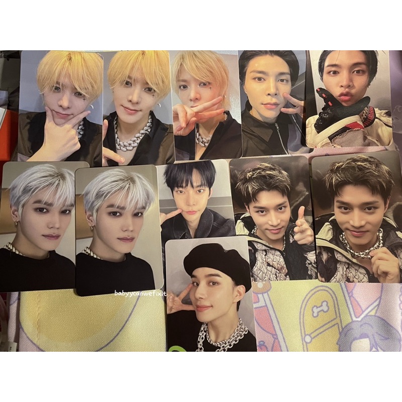 nct127 2baddies official trading card selca photocard pc taeyong