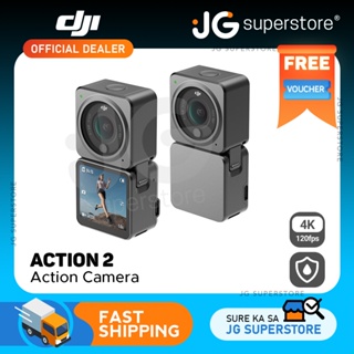 DJI Action 2 Dual Screen / Power Combo 4K 120fps UHD Digital Video Waterproof Magnetic Camera