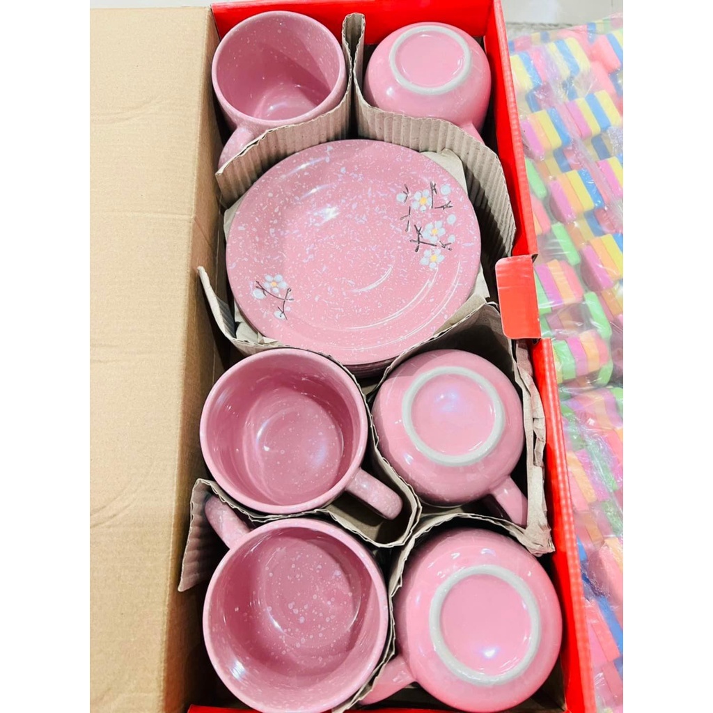 12 PCS CUPS AND SAUCER SET Shopee Philippines