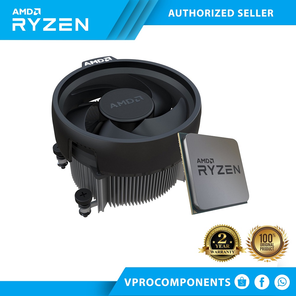 AMD Ryzen 5 Pro 4650G Socket Am4 3.7ghz with Radeon Vega 7 Processor ...