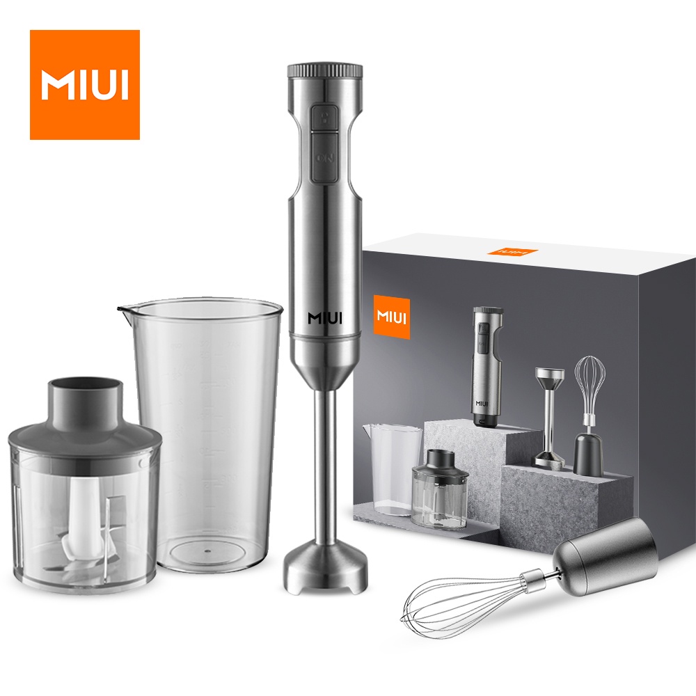 MIUI 1000W 4in1 Blender Stainless Steel Stick Powerful Hand Immersion