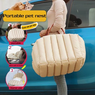Dog Supplies High-End Fashion Pet Winter Warm Portable Puppy Dog Bag  Seat Bag Travel Tote Bag