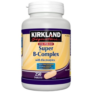 SALE!! Kirkland Signature Super B-Complex with Electrolytes 250 Tablets Expiry Date: AUGUST/2024
