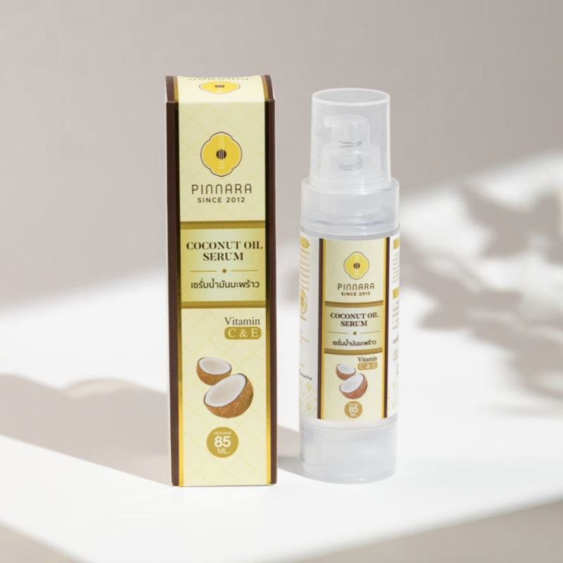 Pinnara Coconut Oil Serum Nourishes Both Face And Body. Helps Reduce