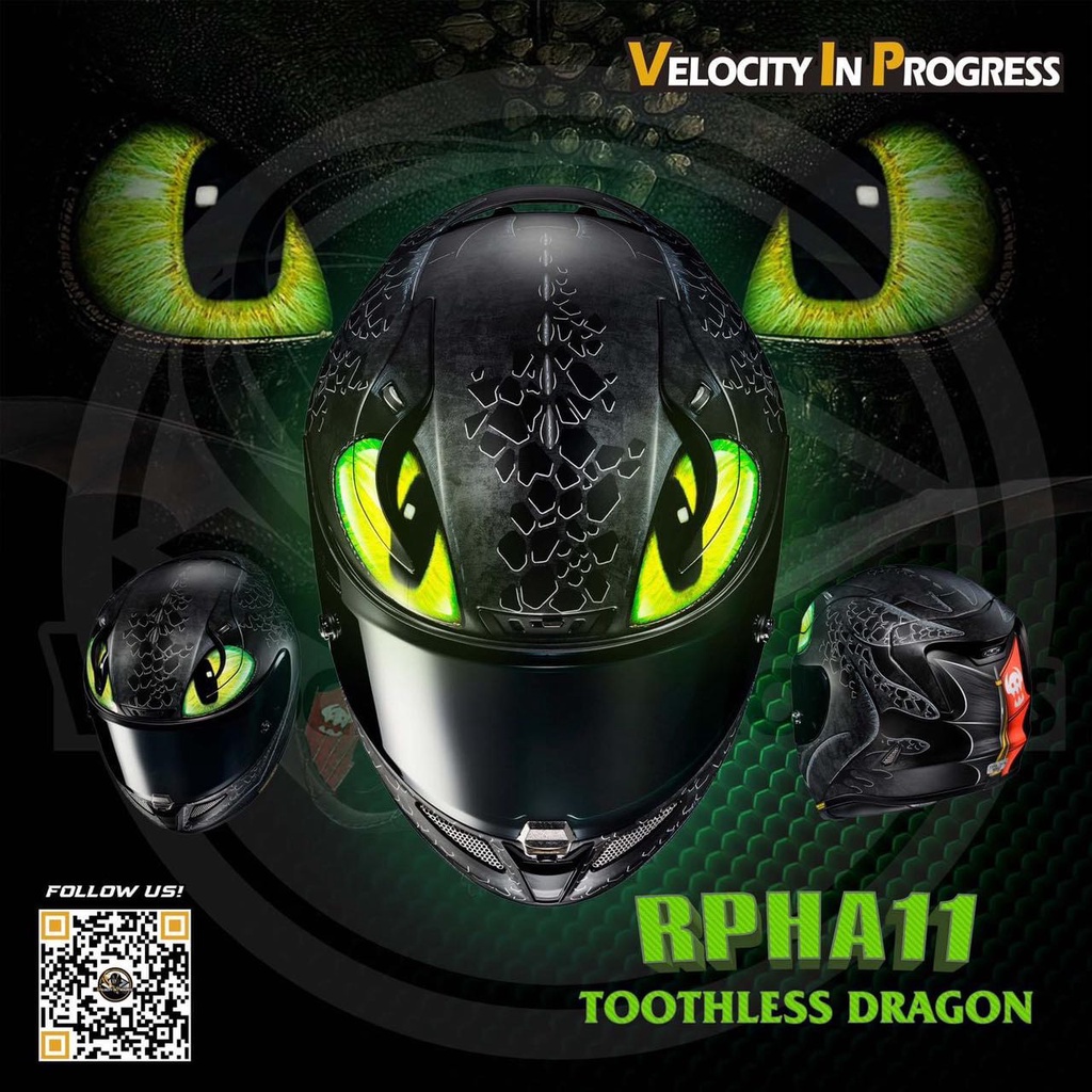 HJC Helmet RPHA 11 Toothless DreamWorks Shopee Philippines