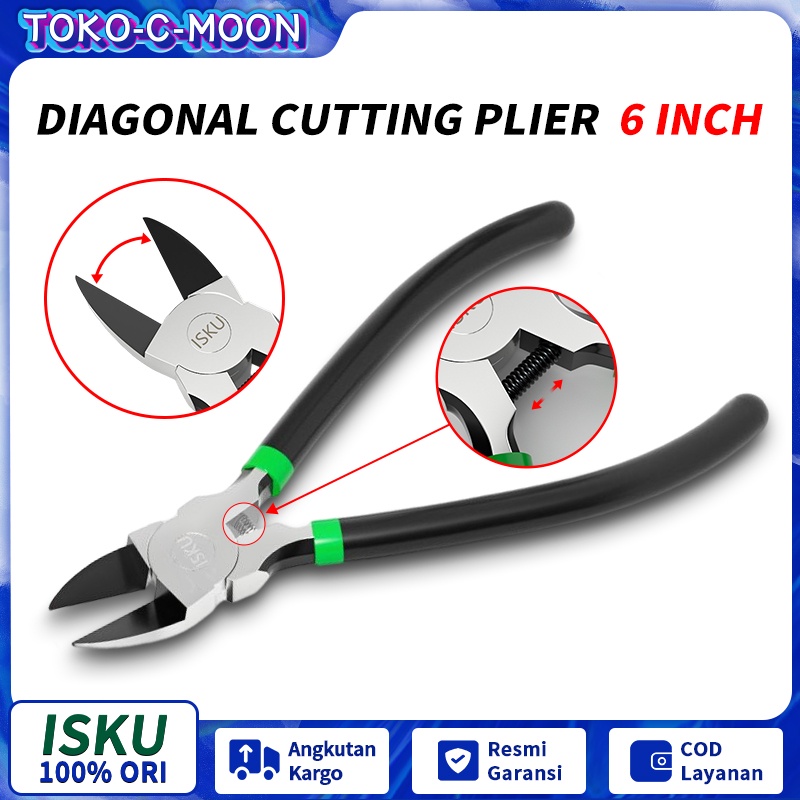 Isku Plastic Cutting Nippers Inch Diagonal Cutting Pliers Inch Inch Carbon Steel Wire