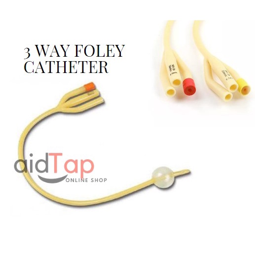 AidTap - 3 WAY FOLEY CATHETER | Shopee Philippines