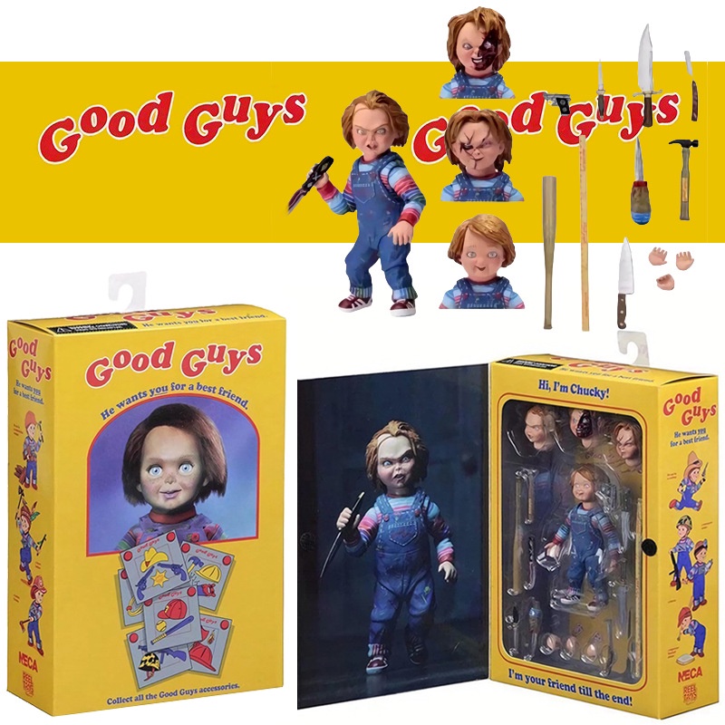 NECA Chucky cult Deluxe Edition Doll Ghost Horror Figure Model SZTH