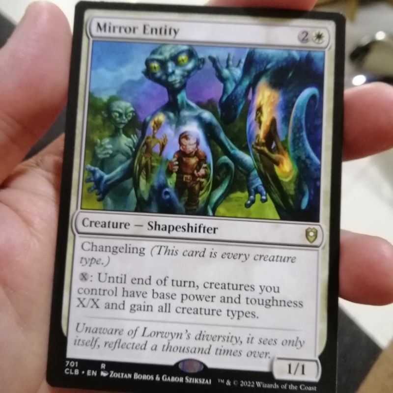 1 Mirror Entity CLB MTG card magic commander EDH | Shopee Philippines