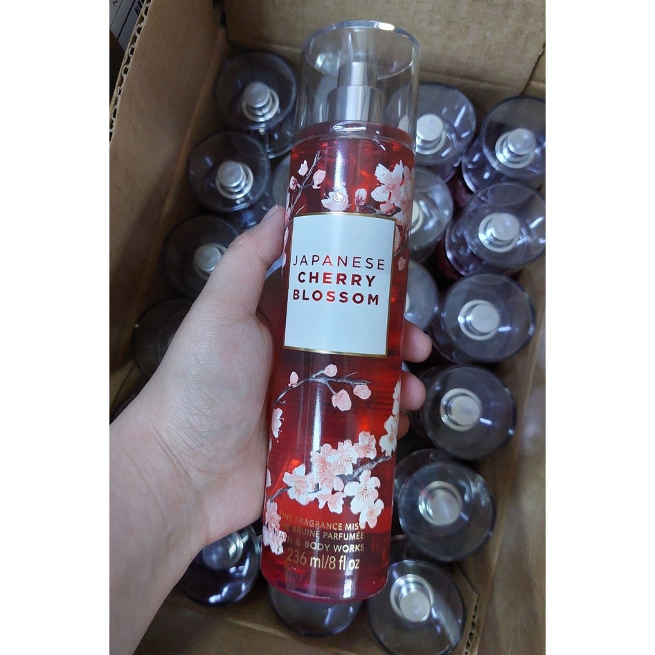 Bath And Body Works Japanese Cherry Blossom Fine Fragrance Mist 236ml Shopee Philippines 