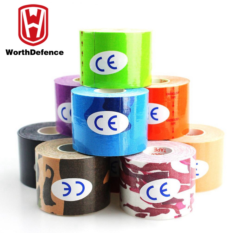 Worthdefence 3 Size Kinesiology Tape Athletic Recovery Self Adherent