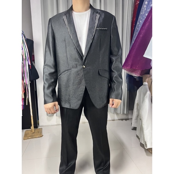 Black shining Tuxedo Large Size Shopee Philippines