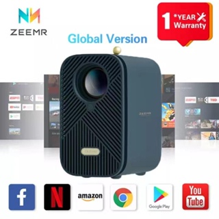ZEEMR M1 Pro Smart Mini Projector 1080P 4K Decode HD Android 9.0 WIFI Lumos Projector