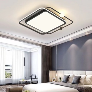 (COD) Remote control three color dimming ceiling lamp Nordic LED ceiling lamp Bedroom ceiling lamp #3