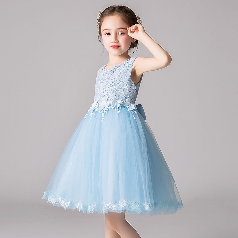 Children S Fluffy Skirt Foreign Style Korean Princess Dress 6-year-old 